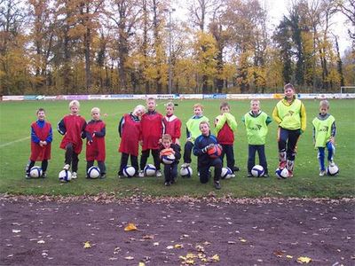 Trainingslager 2007 auf dem Sportplatz von Turbine Golzow