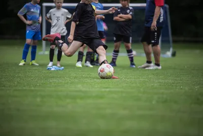 Training auf dem Sportplatz